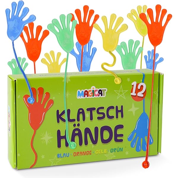 6 Mains Collantes Extensibles – Jouet Pour Enfants – Cadeau Anniversaire Ou Fête – Garçons Et Filles - 8
