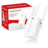 MERCUSYS MW300RE N300Mbps WiFi Extender Booster, Internet Booster, 3 External Antennas, Access Point,WiFi Repeater,TP-Link Wi