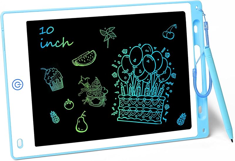 Vicloon Zaubertafeln für Kind 10 Zoll LCD Schreibtafel, Kreatives Spielzeug für Kind Erwachsene Mädchen und Jungen - Blau