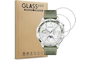 Aiziki Szklana osłona ekranu do Huawei Watch GT 5/5 Pro 46 mm / Watch GT 4 46 mm folia ze szkła hartowanego, odporna na pękanie, odporna na zarysowania, [2 sztuki] ochraniacze ekranu Huawei Watch GT