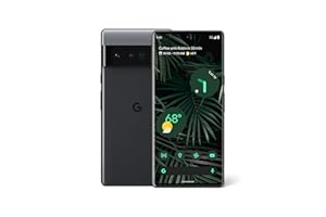 Google Pixel 6 Pro – 5G Android Phone – entsperrtes Smartphone mit fortschrittlicher Pixel-Kamera und Teleobjektiv – 128 GB – Stormy Black