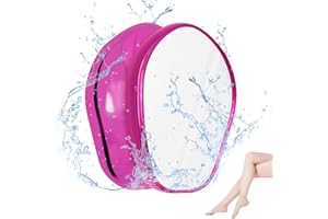 KTWO Crystal Hair Eraser, Crystal Hair Remover, Hair Removal Stone, Fast & Easy Crystal Epilator, Painless Exfoliation Hair Remover Tool for Men and Women (Rose Red)