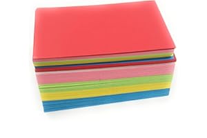 C.CASA JEYEFFE - 100 sobres de colores, sobres pequeños, 7 x 11,2 cm, para tarjetas, para bodas, fiestas, cumpleaños, regalos y tarjetas de felicitación (multicolor)
