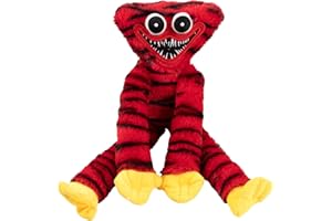 Thingehoy Huggy-Wuggy Plush, Huggy-Wuggy Toys, Poppy-Playtime Huggy-Wuggy Birthday Gifts, Horror Plush Toy Halloween, Soft Stuffed Toy Plush Doll for Girls, Boys-Huggy-Wuggy Red
