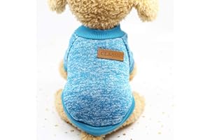 SMDARROY Haustier Hund Katze Pullover, warme Hunde Pullover Katze Kleidung, Fleece Haustier Mantel für Welpen