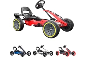 BERG Gokart Reppy GP Pedal with Soundbox on Steering Wheel, Pedal Car, Safety and Stability, Kids Toy for Children from 2.5 to 6 Years
