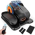 Elliptical Pedal Exerciser, Mini Exercise Bike with LED Display & Remote Control, Seated Elliptical Machine with 3 Sport Mode und 12 Speed, Under Desk Cycle Trainer for Home Office Gym