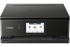 Canon Pixma TS8750 Impresora Multifunción 3 en 1, Sistema de Inyección de Tinta, Impresión, Escaneo y Copia, WiFi, Impresión Doble Cara, Alimentación Bidireccional, Negro