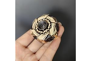 T-Conceal EDC Fidget Sliders Open Armor Kreisel Fidget Spielzeug Stress Relief für Erwachsene magnetische Metall (Goldfarbe)