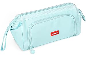 Sciphylia Astuccio Grande per Bambini Astucci con Manico Astuccio Portapenne Materiale Scolastico Stazionario Borsa dei Organizzatore da Scrivania per Studenti Ragazzi Ragazze Cielo Blu