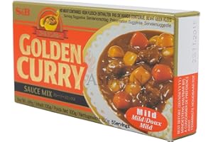 S&B Golden Curry Sauce Mix, Mild, 8.4-Ounce