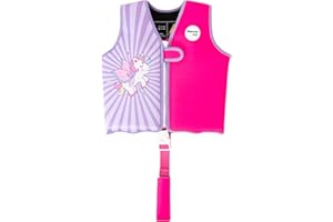 BEEWAY Swim Vest - Swim Jacket for Kids/Buoyancy Aid for Swimming with Safety Strap