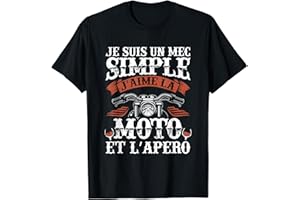 CADEAUX MOTARD HOMMES & TEE SHIRT MOTORCYCLE MOTO T-shirt Motard Homme Moto Cadeau Motorcycle