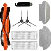 robotyedek Mop Pro Styj02ym (Siyah) Xiaomi Uyumlu Yedek Fır&ccedil;a Hepa Filtre Mop Seti-9 Par&ccedil;a