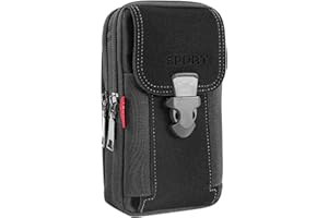 OUPRISKS PUCIO Porta Cellulare Da Cintura Borsello Telefono Marsupio Tattico Lavoro Uomo Sacchetto Tattica Accessori Campeggio Accessori Campeggio Adatto Per Viaggi In Alpinismo (Nero)