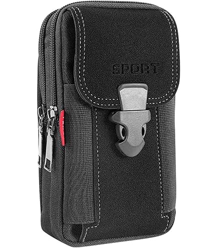 Borsello Uomo Clip Da Cintura - Porta Cellulare E Oggetti Personali | Nylon Leggero E Resistente - Foto 12