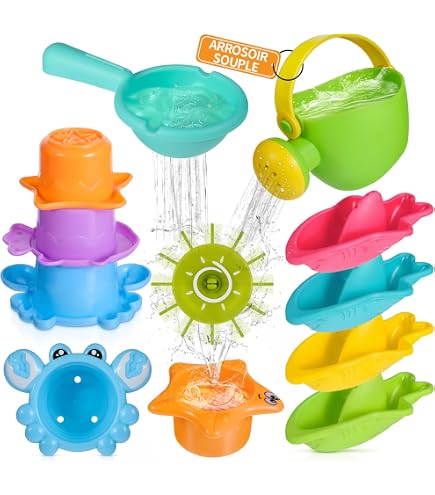 Arrosoir silicone - Jeu Eau Motricité Bébé 10 Mois - LUDI