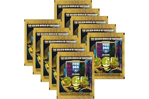 ‎BB-TOY-TRADES Panini FIFA 365 Serie 2025 10 Packs Fussball Sticker Sammel-Tüten und BB-Toy-Trades Toploader