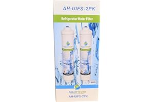 2X AquaHouse UIFS kompatybilny filtr wody do lodówki Samsung DA29-10105J HAFEX/EXP WSF-100 Aqua-Pure Plus (tylko filtr zewn?trzny)