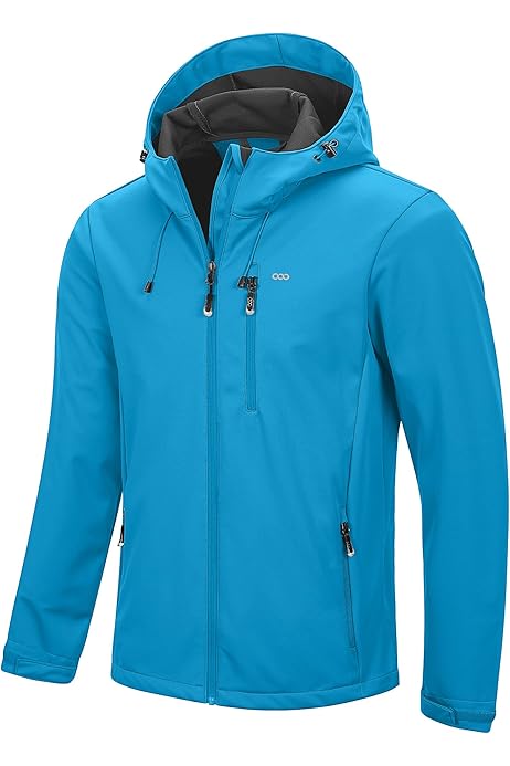 Men's Waterproof Windbreaker Jacket Cyclone Softshell Jacket With