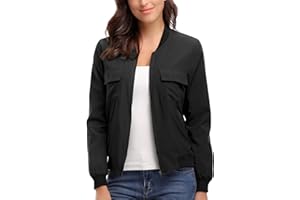 MISS MOLY Veste Bomber Femme Veste matelassée pour Femme Automne Hiver Veste en Duvet pour Biker
