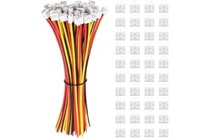 Lyeteung 40 Paia JST 2.0 PH 3 Pin Connettore Spina, Micro JST PH 2.0 3-Pin Maschio Connettore con 150mm 22AWG Cavo & Femmina