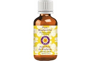 Deve Herbes puro Olio di senape (Brassica juncea) spremuto a freddo 100ml (3.38 oz)