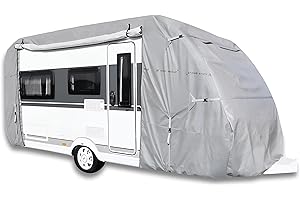 Nava Group, Telo di Copertura per Roulotte di Alta Qualità, Protegge da Polvere e Umidità, per Camper, Diverse Misure, 530-560 cm