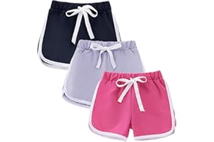 Naiyafly Sportliche Shorts für MädchenTeen Kinder Mädchen Laufen Fitnessstudio Sport Tanzen Shorts Freizeitkleidung Joggershorts für Mädchen