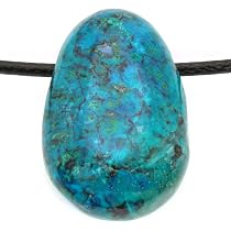 Pendentif Goutte En Jaspe Sang De Dragon - Pierre Naturelle Percée Avec Cordon Coton Réglable - 100% Authentique
