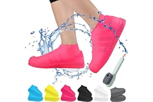 NNBWLMAEE Affectionk, copriscarpe antiscivolo e impermeabili, resistenti, in silicone, riutilizzabili, impermeabili, per ciclismo, escursionismo, per uomini, donne, bambini