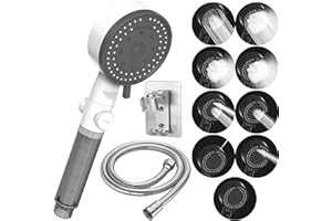 STOAT®soffione doccia alta pressione doccino per doccia completo soffione doccia con tubo doccino per doccia con tubo soffione doccia anticalcare soffione doccia multifunzione doccino doccia