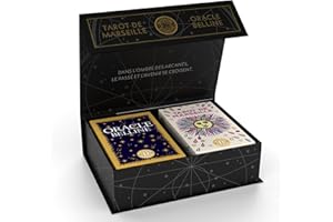 EDITIONS DUSSERRE Dusserre - Minis Jeux Tarot de Marseille & Oracle Belline | Coffret Collector Cartomancie | Edition Limitée | Oracle et Tarot divinatoire | Boîte Rigide