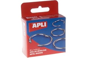 APLI UMEC 129416 Metallringe Kasten 20 Einheite