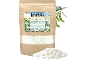 Ilmkerze® Premium Sojawachs Flocken 900 g | für Behälter-Kerzen DIY | natürlich | nachhaltig | palmölfrei | Verschiedene Größen