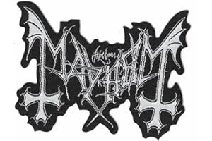 ASENBLUT F B Mayhem - Logo (weiß) Aufnäher - Patch