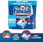 Finish Quantum &Ouml;zel Seri 100 Kaps&uuml;l Bulaşık Makinesi Deterjanı Tableti (1 x 100 Kaps&uuml;l)