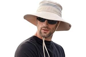 Yamepuia Men Women Sunscreen Cooling Hat Ice Cap Heatstroke Protection Cooling Cap Wide Brim Sun Hat with UV Protection