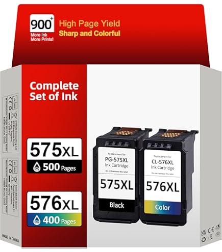Multi Patronen für Canon PG-575XL CL-576XL PIXMA TS3550i TS3551i