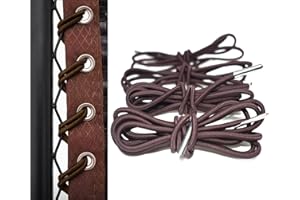 Azatemgo Zestaw gumowych sznurków z zaślepkami do leżaka, leżaka ogrodowego, 4 sztuki, brązowe (2 x 2,2 m + 2 x 1,35 m)