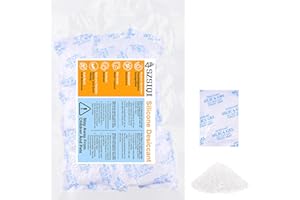 SZSIQI 18 Pcs Bolsas de Gel de Sílice, 25g Bolsas Desecantes Absorbente de humedad, Bolsitas de Gel de Sílice, Sobres Desecantes para Ropa Cajones Zapatos Armarios Deshumidificadores