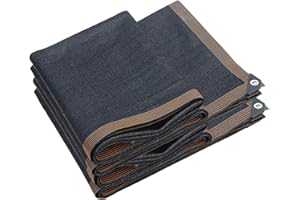 JIAJUTUI001 Toile D'ombrage pour Serre,Bloquer Les Rayons UV Noir,Filet D'Ombrage Coupe Vent Voiles D'ombrage,Protection Rayons 90% UV pour Filet Protection Solaire Chenil Toit Couvre (W3xL6m(W9.84xL19.69ft))
