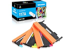 LeciRoba 117A for HP W2070A W2071A W2072A W2073A 117A Toner Cartridges for HP Color Laser 150nw 150a Printer , for HP Color Laser MFP 179fnw MFP 179fwg 178nwg MFP 178nw Printers (4-Pack )