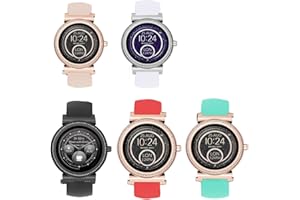 Compatible for Michael Kors Sofie Band, Lvbu Sport Silicone Replacement Strap for Michael Kors Access Sofie Smartwatch (5 Pack)