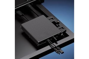 AIR SWIMMERS Onduleur 800 W 2 modules, onduleur 800 W/600 W réglable, centrale électrique de balcon avec application Wi-Fi, 800 W onduleur pv pour 2 panneaux solaires, efficacité de pointe jusqu'à 96,7 %, IP67.