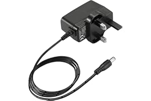 Dericam 12V 1A DC Power Supply Adapter for IP/CCTV security camera, 5ft/1.5 meter AC to DC power cord, Wall Charger, output DC 12V 1000mA, input AC 100V-240V/50 or 60Hz/0.4A Max, Black
