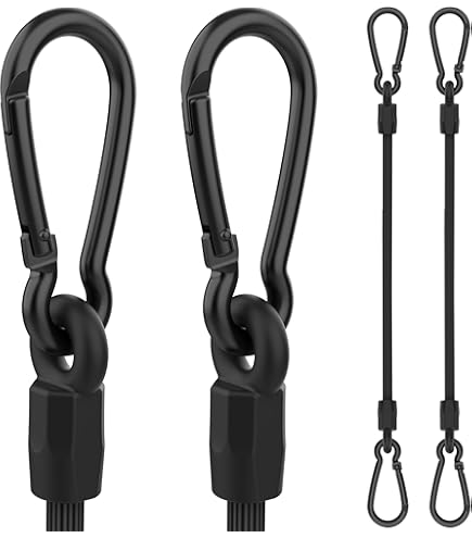 Spanrubber met haken, expander, bagagespanner, verstelbaar, set van 4