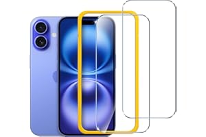 iVoler Pellicola Vetro Temperato per iPhone 16 / iPhone 15 6.1 Pollici, con Strumenti di Installazione, Pellicola Protettiva Anti Graffio, Durezza 9H, HD Trasparente, Senza Bolle, 2 Pezzi