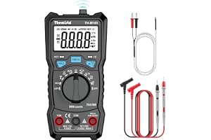 Themisto TH-M100 AC/DC Current, True RMS Digital Multimeter | 6000 Counts | Auto Range |10A | Black