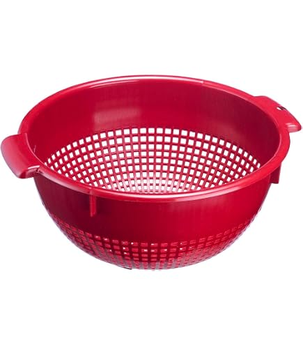 Passoire Araven DL943 22,9 Cm - Polypropylène, Grandes Anses, Passe Au Lave-vaisselle Et Micro-ondes